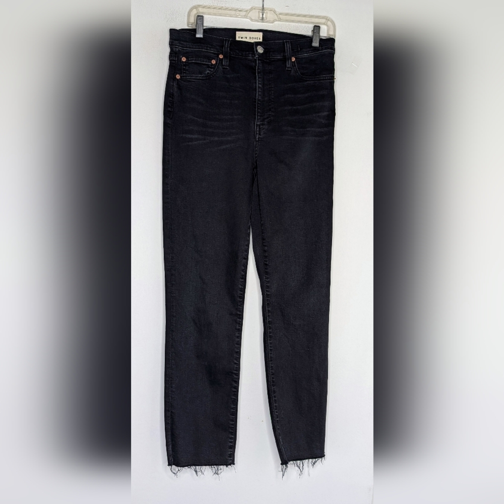 Emerson Fry Twin Doves Tower High Pencil Jeans in Black - Picture 3 of 8